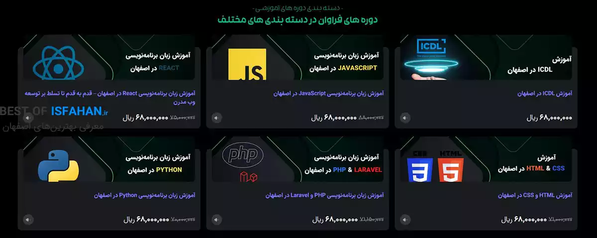 بهترین آموزشگاه کامپیوتر در اصفهان (معرفی 13 کلاس برتر + آپدیت 1405) 5 آموزشگاه فنی و حرفه ای صفر و یک مکتبمون